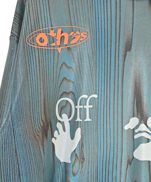OFF-WHITE（オフホワイト）Tシャツ・カットソー 青 サイズ:L メンズ/2200711188020