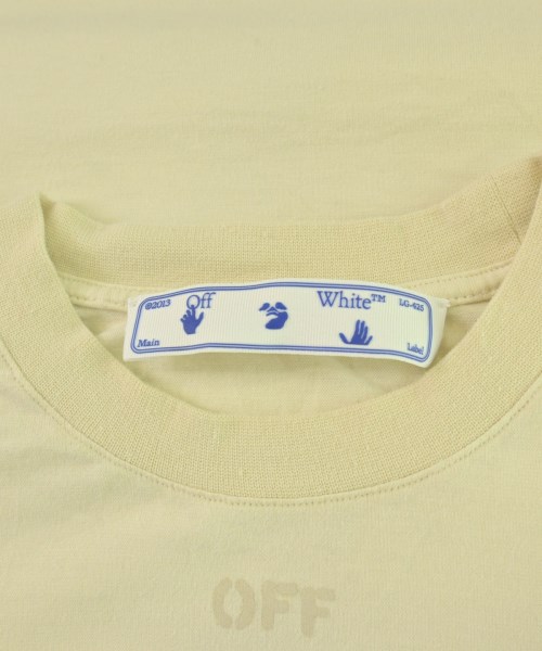 OFF-WHITE（オフホワイト）Tシャツ・カットソー ベージュ サイズ:S メンズ/2200718293307
