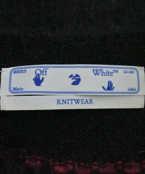 OFF-WHITE（オフホワイト）ニット・セーター 黒 サイズ:L メンズ/2200647097069
