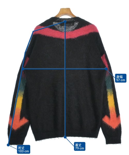 OFF-WHITE（オフホワイト）ニット・セーター 黒 サイズ:L メンズ/2200647097069