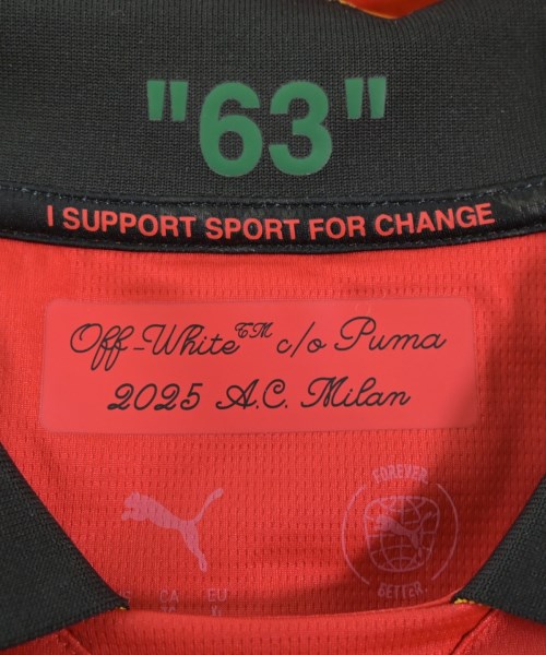 OFF-WHITE（オフホワイト）Tシャツ・カットソー 赤 サイズ:XL メンズ/2200651643139