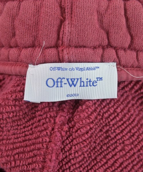OFF-WHITE（オフホワイト）スウェットパンツ 赤 サイズ:S メンズ/2200652452013