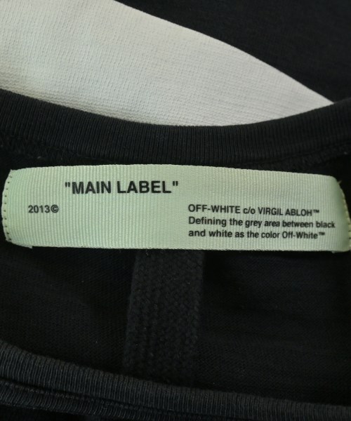OFF-WHITE（オフホワイト）Tシャツ・カットソー 黒 サイズ:M メンズ/2200653512068