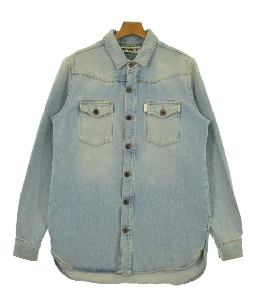 OFF-WHITE(オフホワイト)カジュアルシャツ 青 サイズ:M/2200659767059
