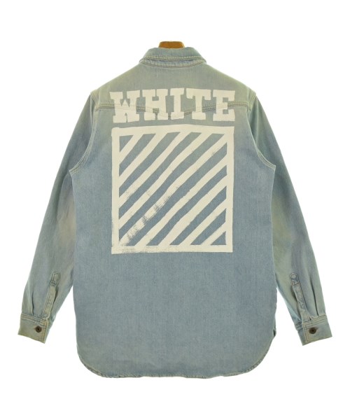 OFF-WHITE（オフホワイト）カジュアルシャツ 青 サイズ:M メンズ/2200659767059