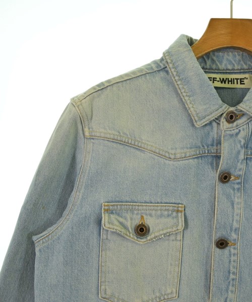 OFF-WHITE（オフホワイト）カジュアルシャツ 青 サイズ:M メンズ/2200659767059