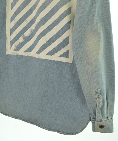 OFF-WHITE（オフホワイト）カジュアルシャツ 青 サイズ:M メンズ/2200659767059