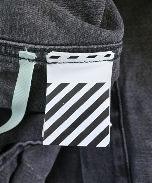 OFF-WHITE（オフホワイト）デニムジャケット 黒 サイズ:L メンズ/2200729695015