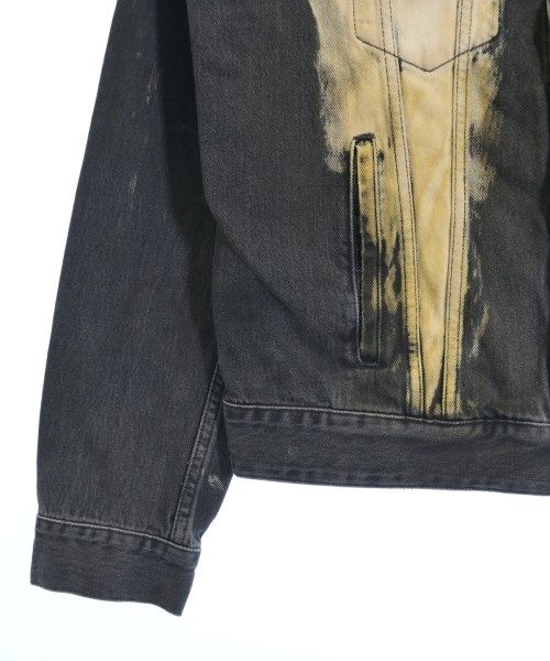 OFF-WHITE（オフホワイト）デニムジャケット 黒 サイズ:L メンズ/2200729695015