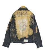OFF-WHITE（オフホワイト）デニムジャケット 黒 サイズ:L メンズ/2200729695015