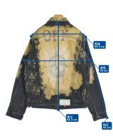 OFF-WHITE（オフホワイト）デニムジャケット 黒 サイズ:L メンズ/2200729695015
