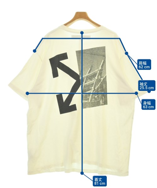 OFF-WHITE（オフホワイト）Tシャツ・カットソー 白 サイズ:L メンズ/2200736310079