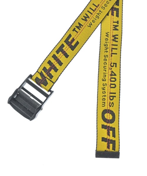 OFF-WHITE（オフホワイト）ベルト 黄 サイズ:- メンズ/2200716042105