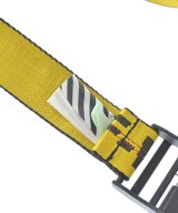 OFF-WHITE（オフホワイト）ベルト 黄 サイズ:- メンズ/2200716042105