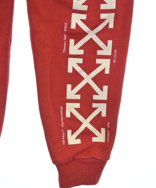 OFF-WHITE（オフホワイト）スウェットパンツ 赤 サイズ:XS メンズ/2200690588019