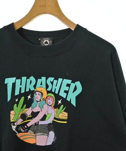 THRASHER（スラッシャー）スウェット 黒 サイズ:M メンズ/2200667648043