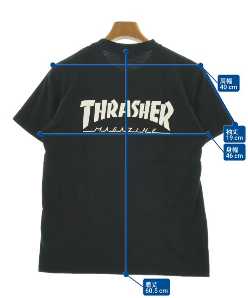 THRASHER（スラッシャー）Tシャツ・カットソー 黒 サイズ:S メンズ