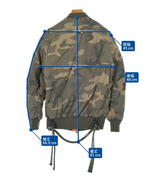 STAMPD（スタンプド）ミリタリーブルゾン カーキ サイズ:M メンズ/2200619743017