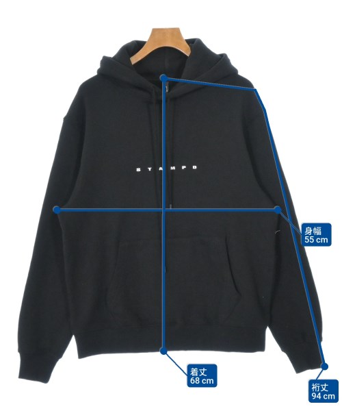 STAMPD（スタンプド）パーカー 黒 サイズ:S メンズ/2200679387015