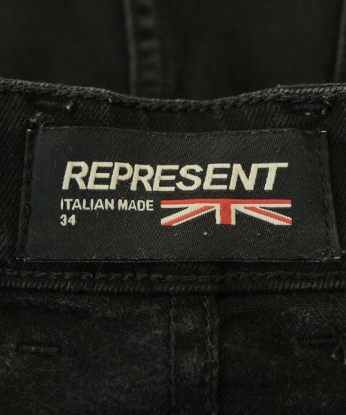 REPRESENT（リプレゼント）デニムパンツ 黒 サイズ:34(XL位) メンズ/2200663011049