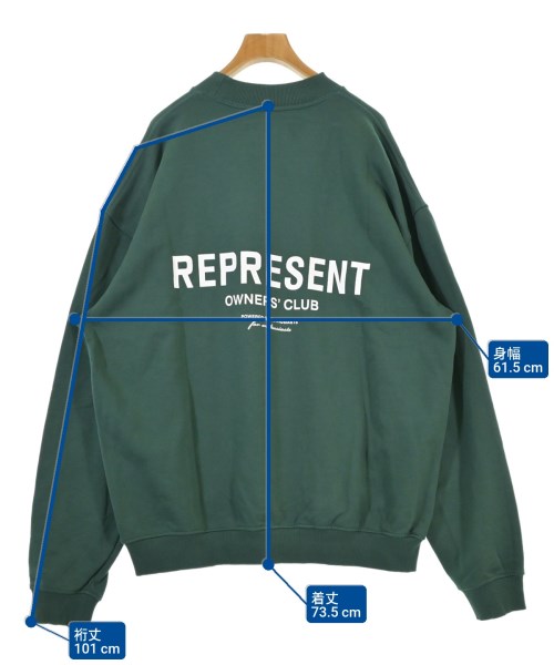 REPRESENT（リプレゼント）Tシャツ・カットソー 緑 サイズ:L メンズ/2200663861200
