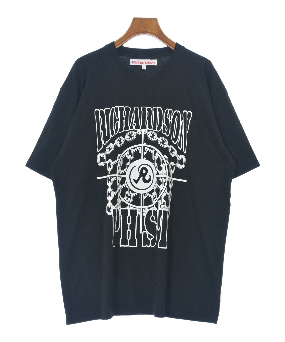 Richardson ラガーシャツ S ブラック/ホワイト RICHARDSON（リチャードソン）Tシャツ・カットソー 黒 サイズ:L メンズ