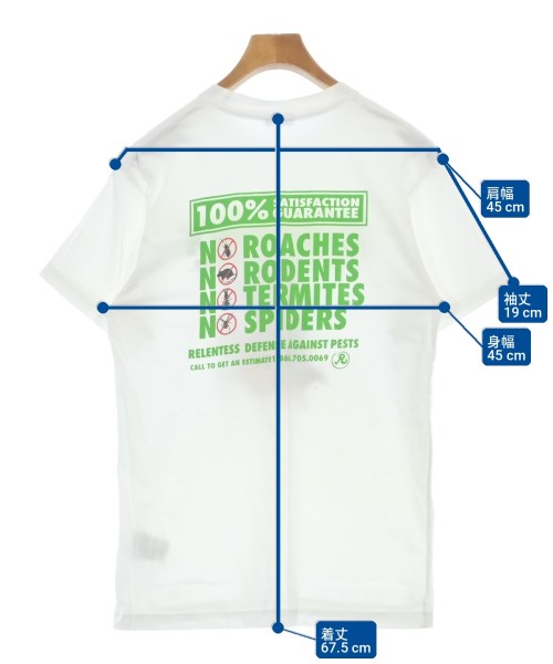 RICHARDSON（リチャードソン）Tシャツ・カットソー 白 サイズ:S メンズ/2200688949044