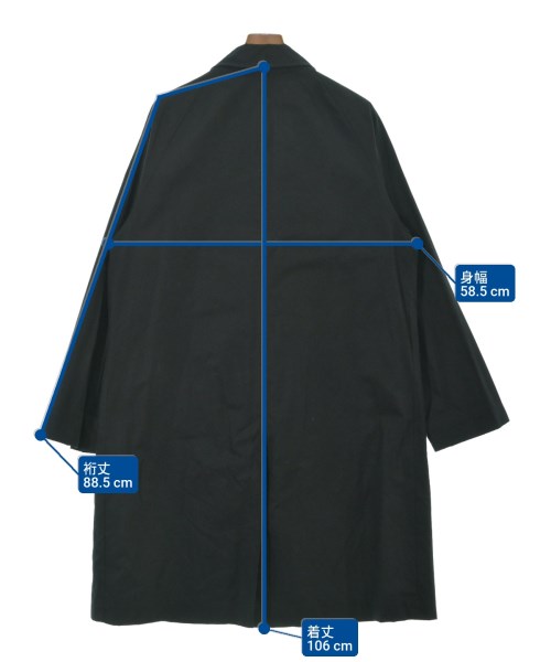 RICHARDSON（リチャードソン）ステンカラーコート 黒 サイズ:L メンズ/2200652660036