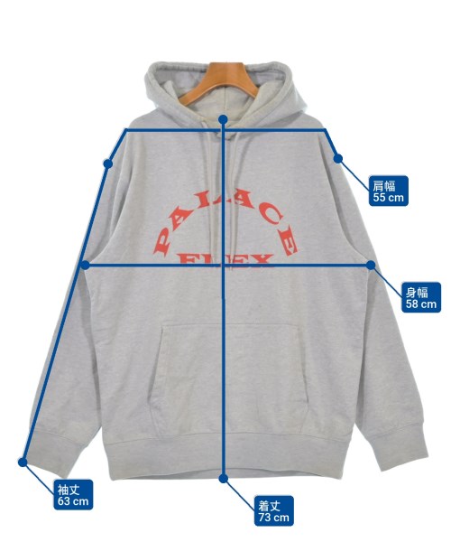 PALACE（パレス）パーカー グレー サイズ:L メンズ/2200609208397