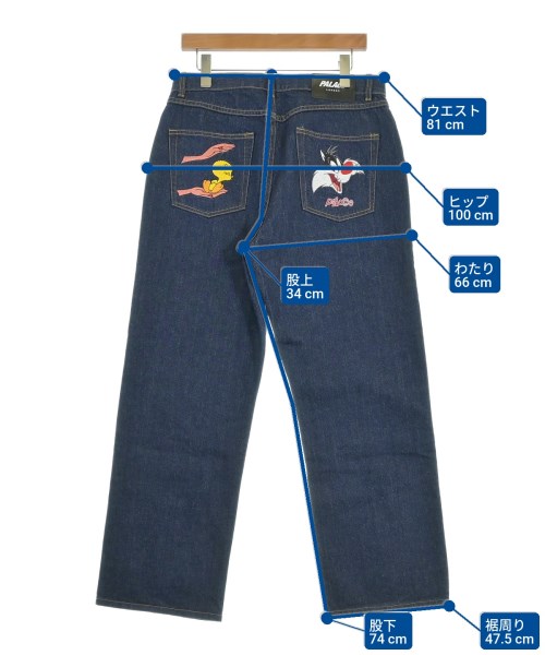 PALACE（パレス）デニムパンツ 青 サイズ:32(M位) メンズ/2200640544034