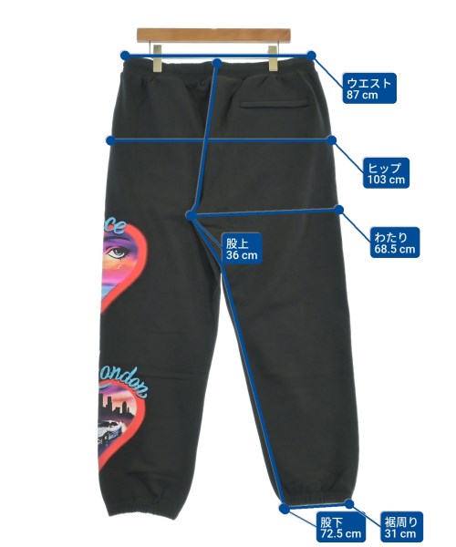 PALACE（パレス）スウェットパンツ 黒 サイズ:L メンズ/2200640544300