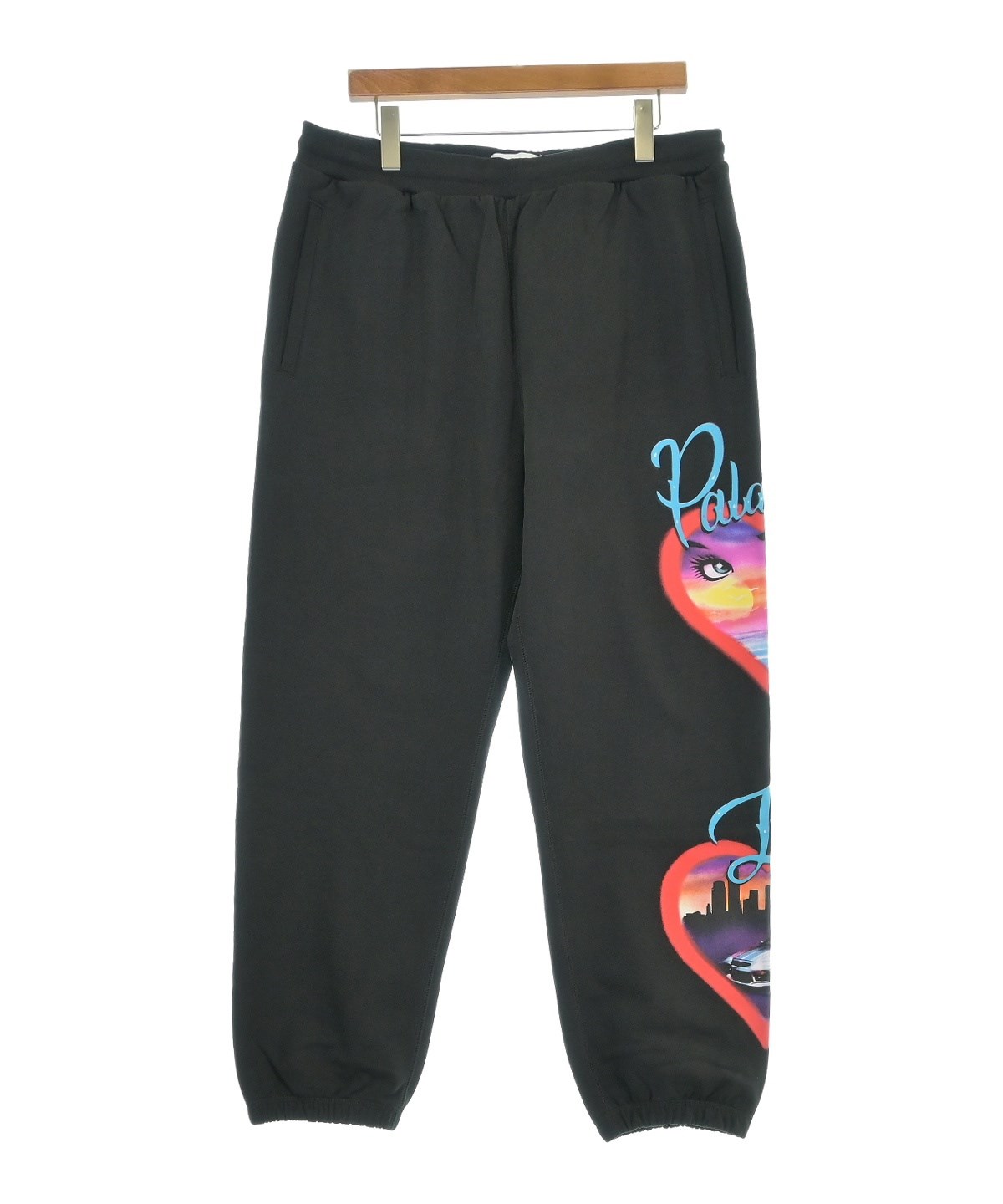 PALACE（パレス）スウェットパンツ 黒 サイズ:L メンズ/2200640544300