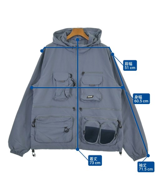 PALACE（パレス）マウンテンパーカー 青 サイズ:XL メンズ/2200617153078