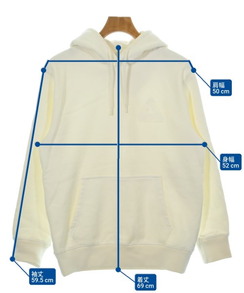 PALACE（パレス）パーカー 白 サイズ:S メンズ/2200630011034