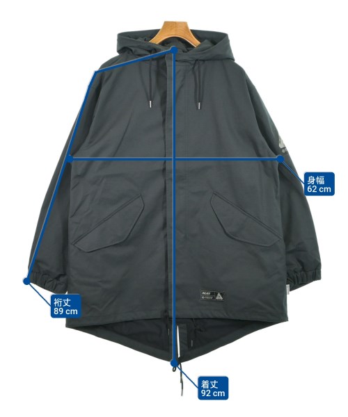 PALACE（パレス）モッズコート 黒 サイズ:S メンズ/2200632432035