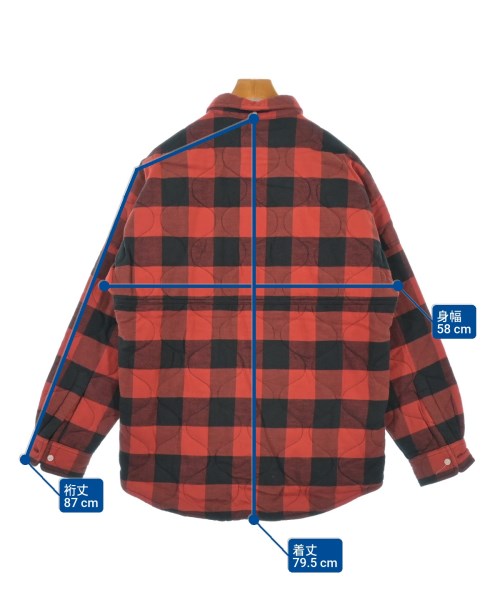 PALACE（パレス）カジュアルシャツ 赤 サイズ:S メンズ/2200632432073