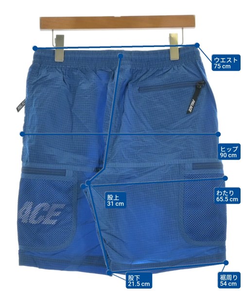 PALACE（パレス）ショートパンツ 青 サイズ:L メンズ/2200620409513