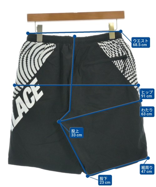 PALACE（パレス）ショートパンツ 黒 サイズ:M メンズ/2200620409537