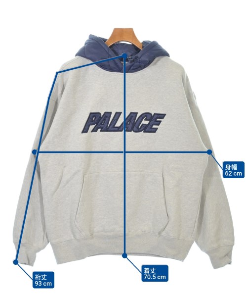 PALACE（パレス）パーカー グレー サイズ:L メンズ/2200618472017