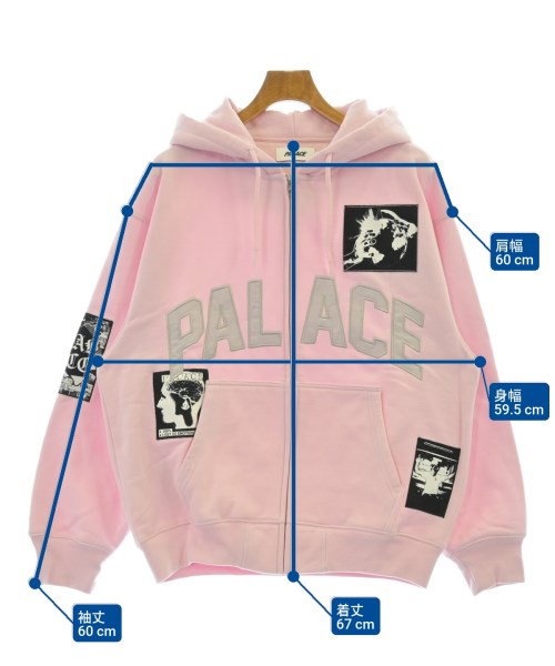 PALACE（パレス）パーカー ピンク サイズ:M メンズ/2200618472055