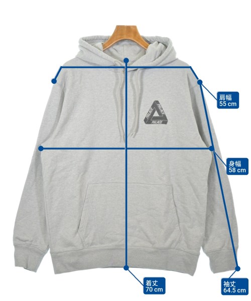 PALACE（パレス）パーカー グレー サイズ:L メンズ/2200618472079