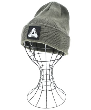 PALACE（パレス）ニットキャップ・ビーニー カーキ サイズ:- メンズ