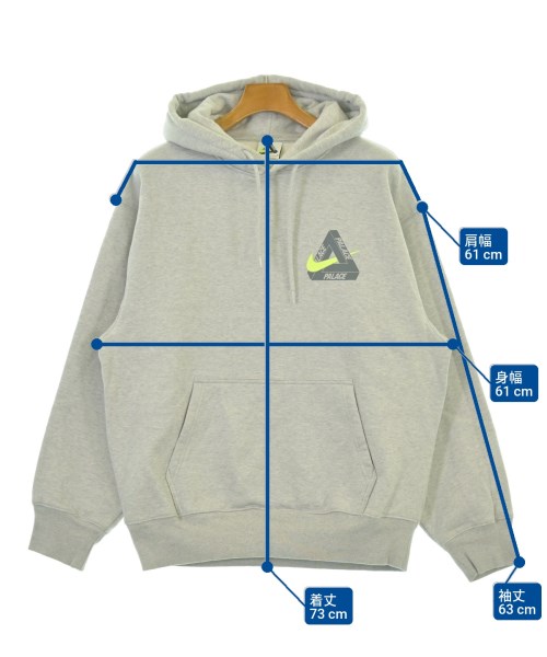 PALACE（パレス）パーカー グレー サイズ:M メンズ/2200682203050