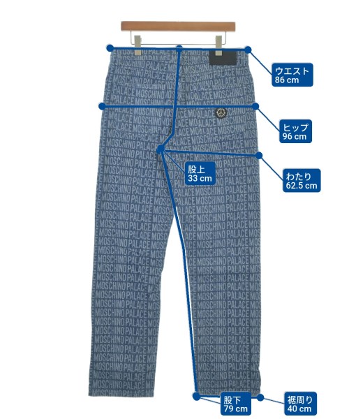 PALACE（パレス）デニムパンツ 青 サイズ:50(XL位) メンズ/2200700193141