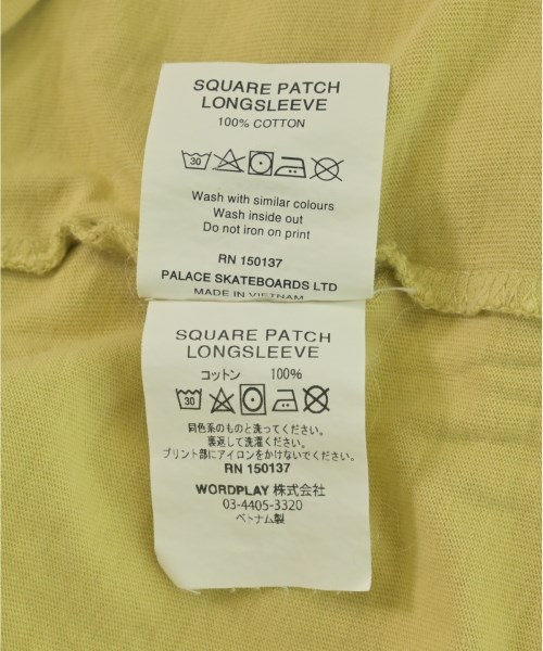PALACE（パレス）Tシャツ・カットソー 黄 サイズ:M メンズ/2200701524104