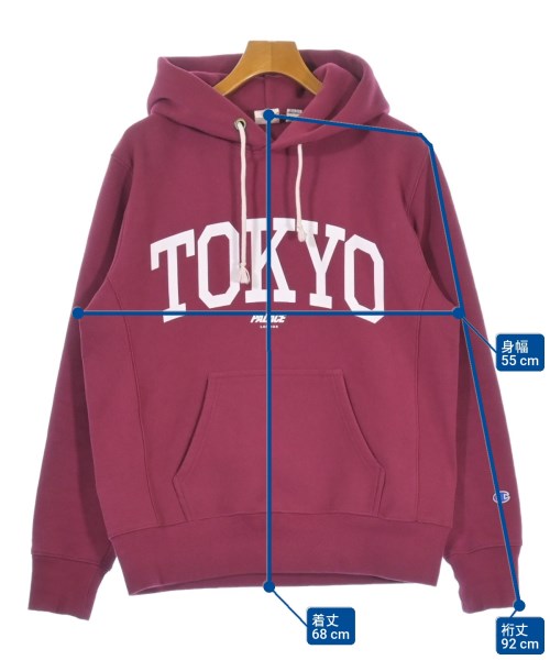 PALACE（パレス）パーカー 赤 サイズ:M メンズ/2200655970019