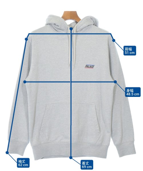 PALACE（パレス）パーカー グレー サイズ:S メンズ/2200657367015
