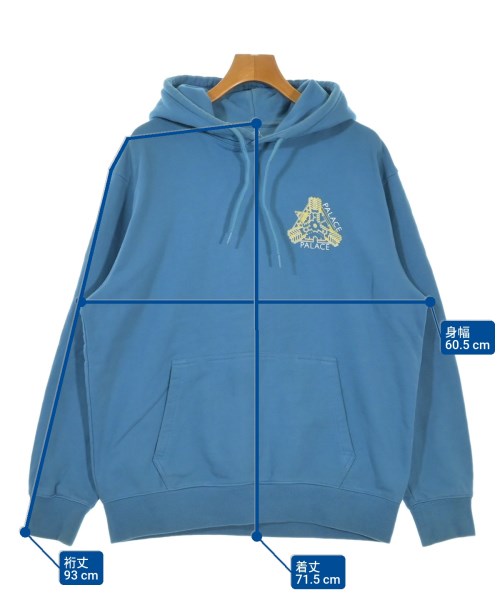 PALACE（パレス）パーカー 青 サイズ:L メンズ/2200662222033