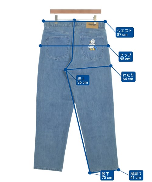 PALACE（パレス）デニムパンツ 紺 サイズ:32(L位) メンズ/2200648539155