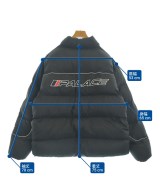 PALACE（パレス）ダウンジャケット/ダウンベスト 黒 サイズ:XL メンズ/2200652592023